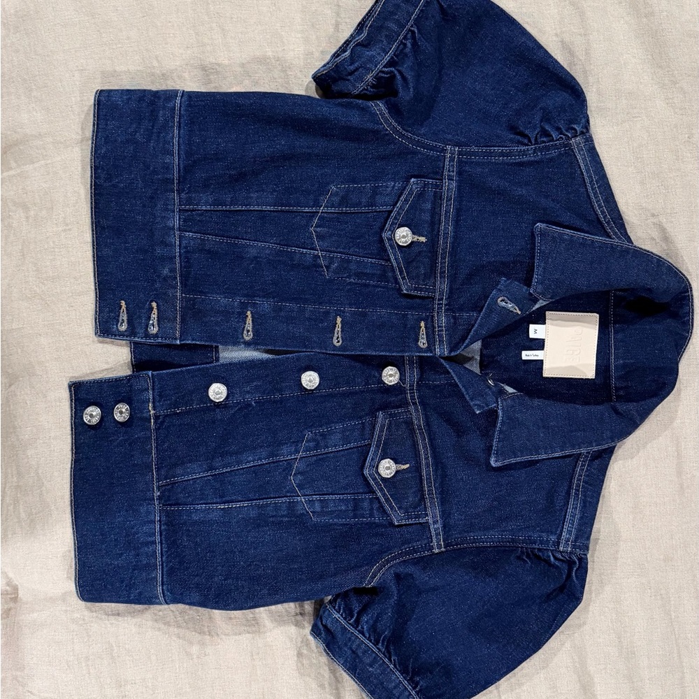 PAIGE Dark Indigo Denim Jacket - Picture 4 of 6